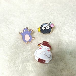 Totoro Pin Set of 3